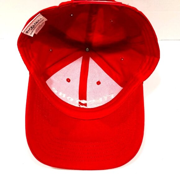 Firestone Racing Baseball Trucker Hat Snapback Embroidered Red Cotton - Picture 5 of 6
